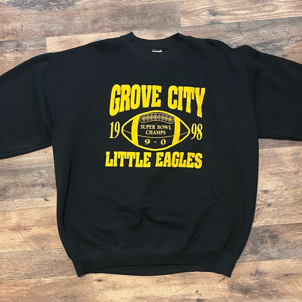 Vintage | 1998 Grove City Little Eagles Fruit Of The Loom Sweatshirt